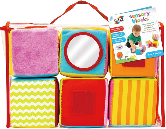 Galt Toys – Sensory Blocks, Soft Sensory Toy for Ages 6 Months+