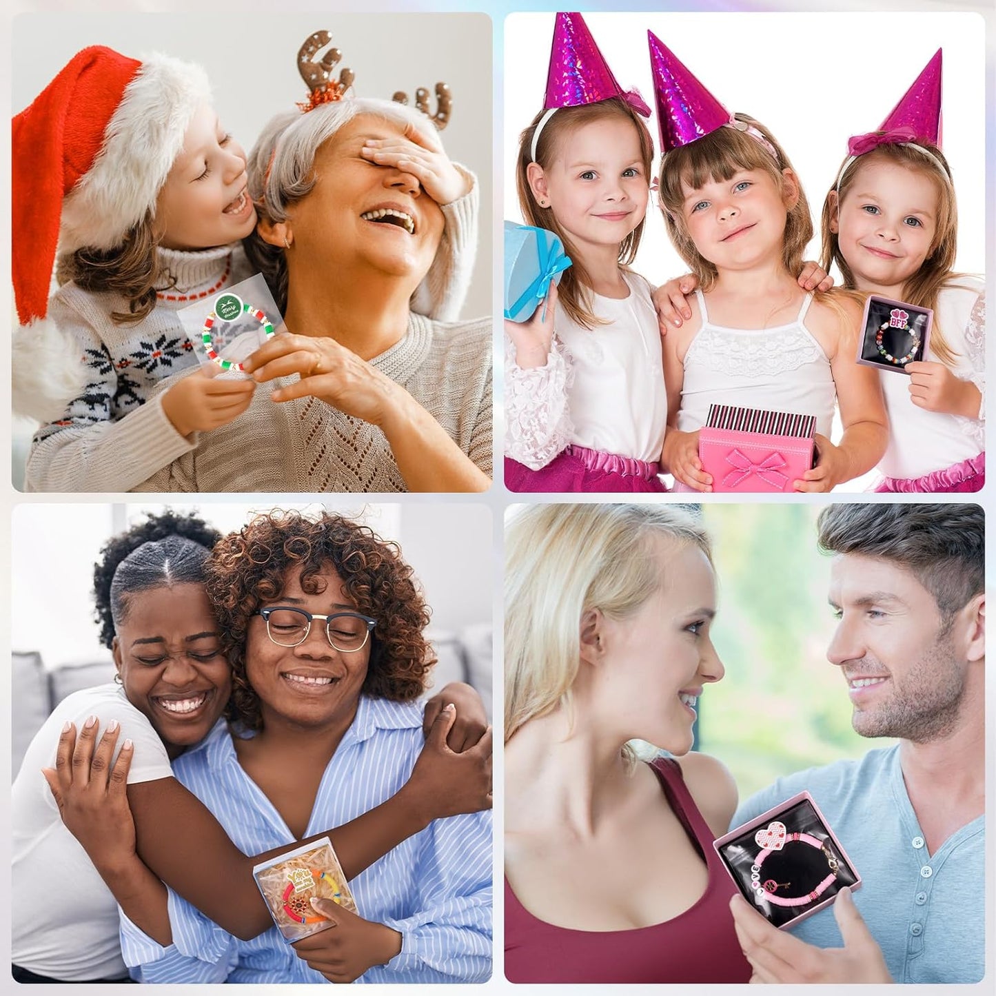 Bracelet Making Kit for Girls – 11,000pcs Clay Beads Friendship Kit with Letter Beads & Charms