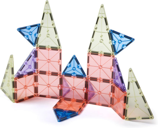 MAGNA-TILES Color Shop Pastel 20-Piece Magnetic Construction Set – The Original Magnetic Building Brand