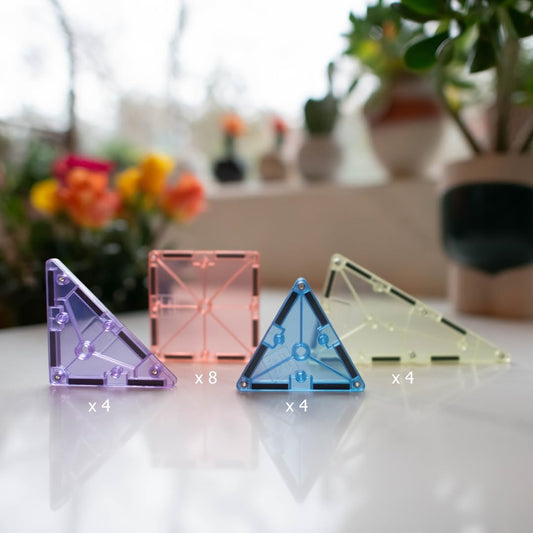 MAGNA-TILES Color Shop Pastel 20-Piece Magnetic Construction Set – The Original Magnetic Building Brand